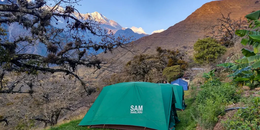 Camping choquequirao trek