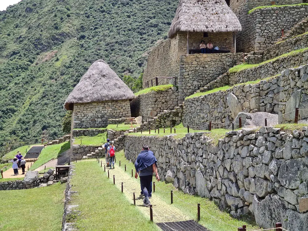 ruins of the city of machu picchu