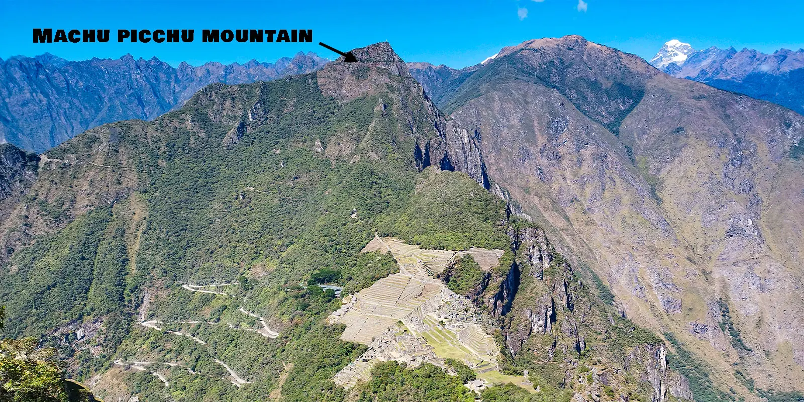 Macchu Picchu Mountain from Huayna Picchu