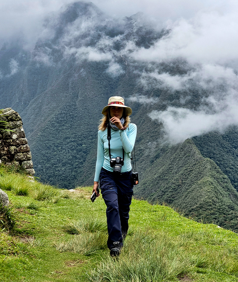 Hiking to machu PIcchu